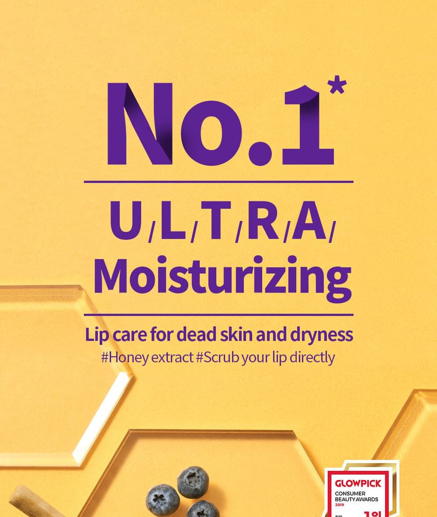 FRUDIA - Hydraterende lippenbalsem met honing en bosbessen in tubevorm