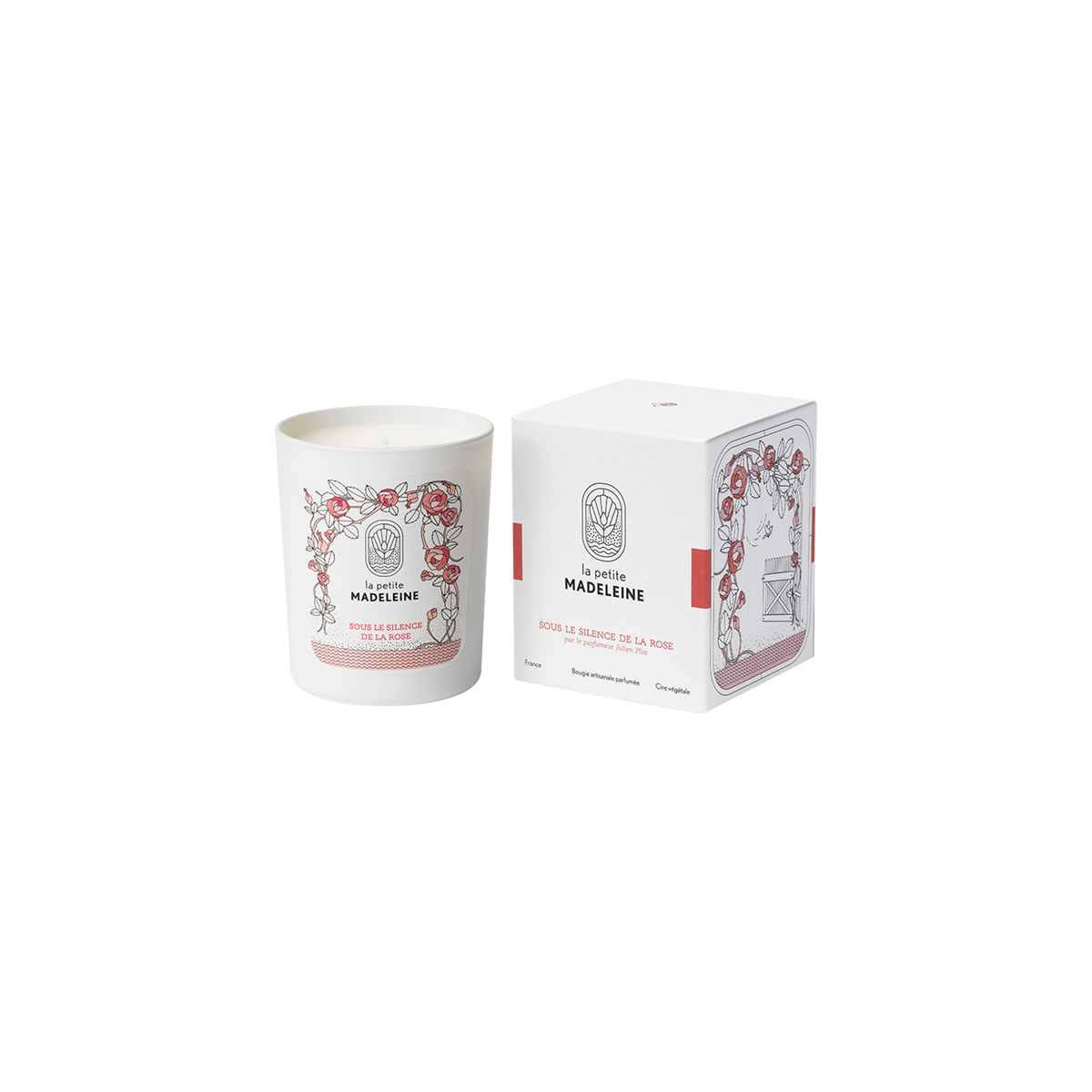 Sous le Silence la Rose Scented Candle 180gr