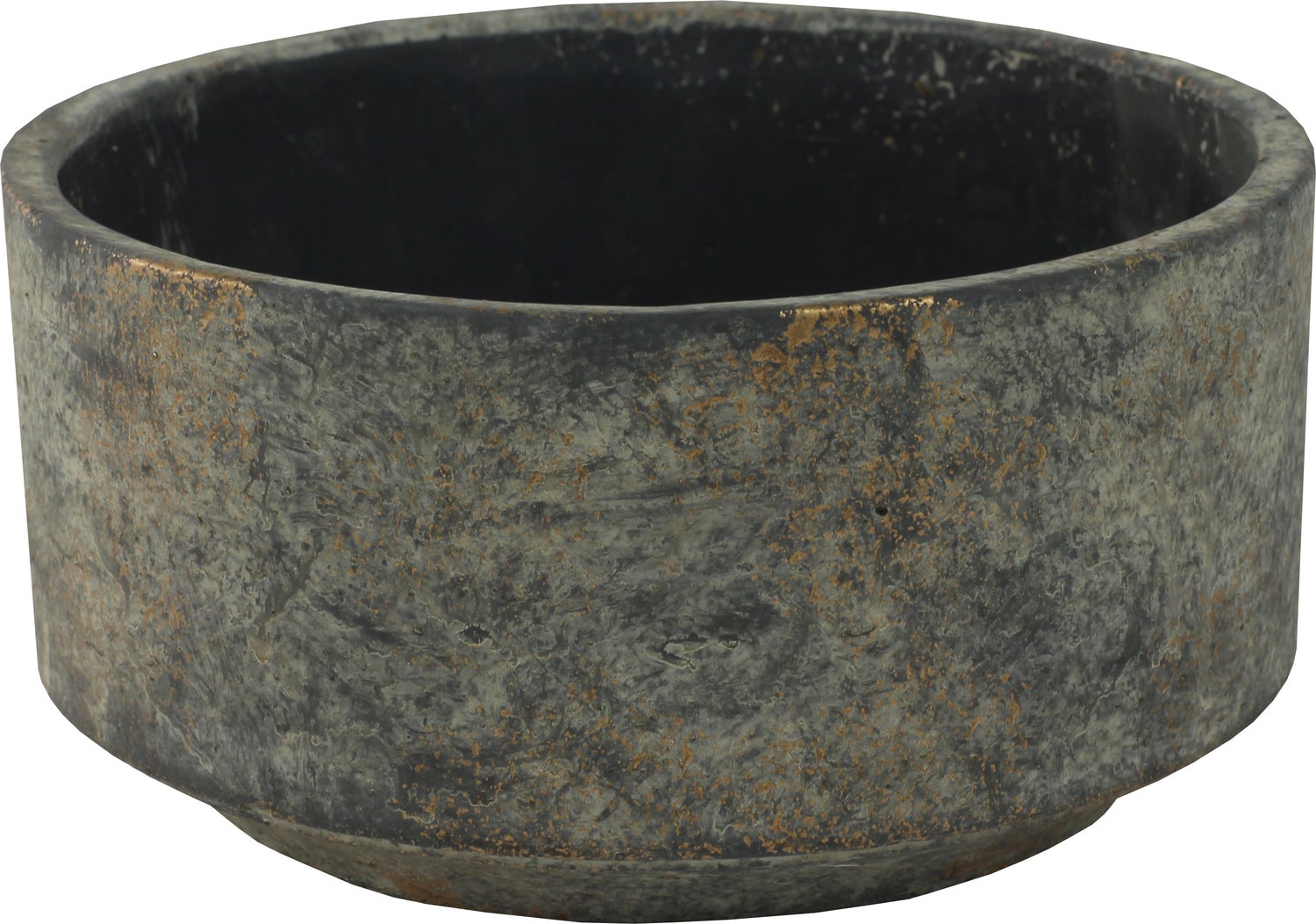 TS plantenschaal Saar grijs D 16 H 8 cm