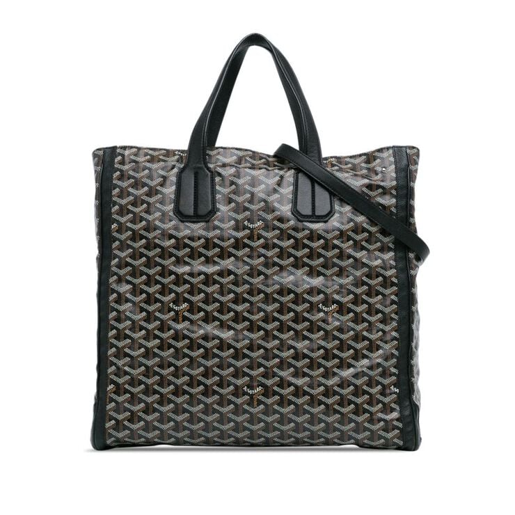 Goyard Vintage Goyard St Louis Tote Black