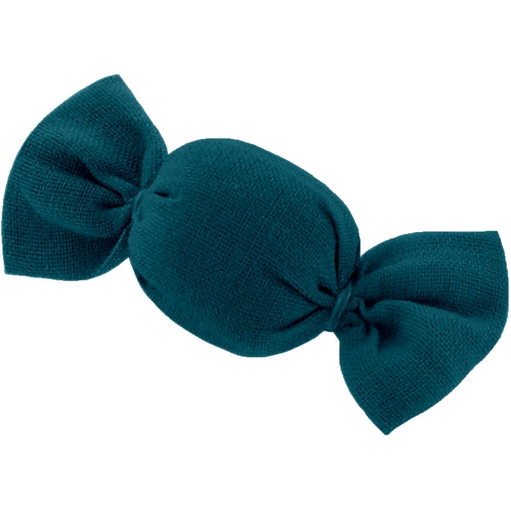 Petite Barrette Mini Bonbon Bleu Vert