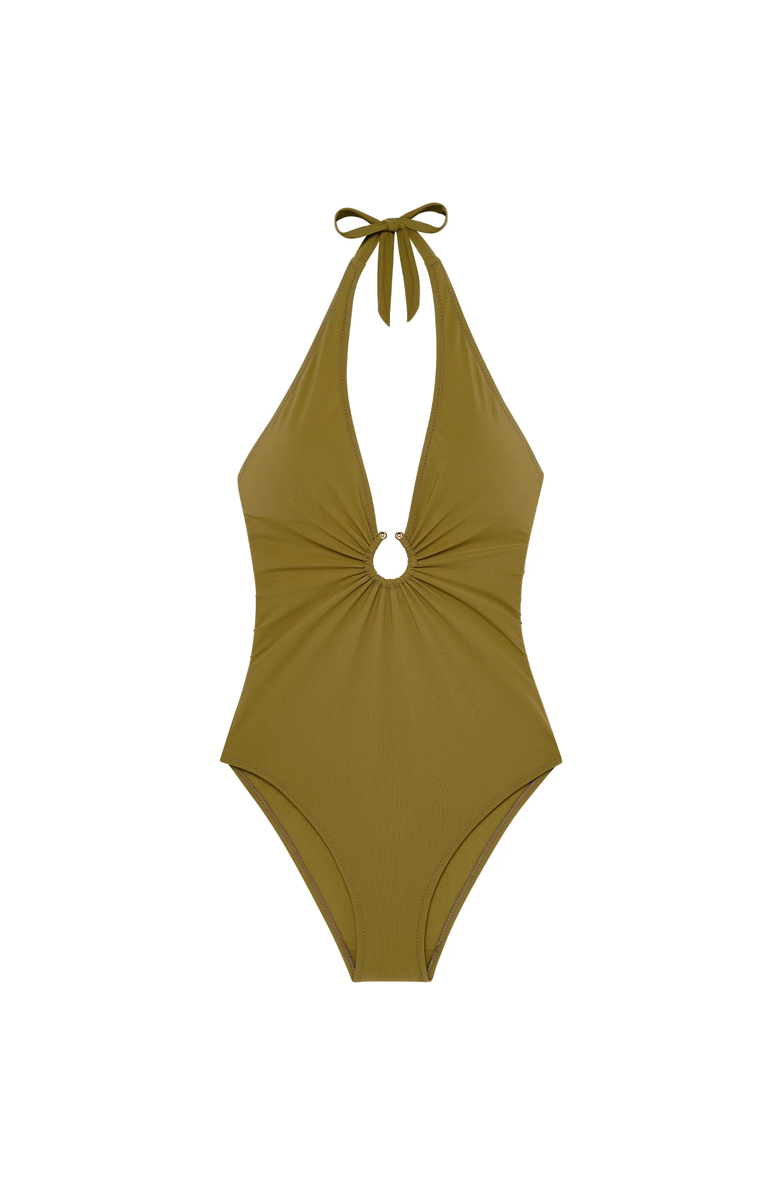 leven Maillot de bain une pièce à bijoux bronze Bronze
