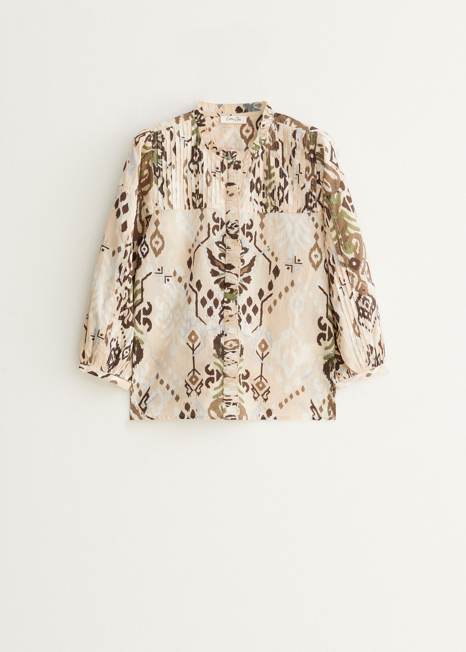 Blouse met driekwart mouwen