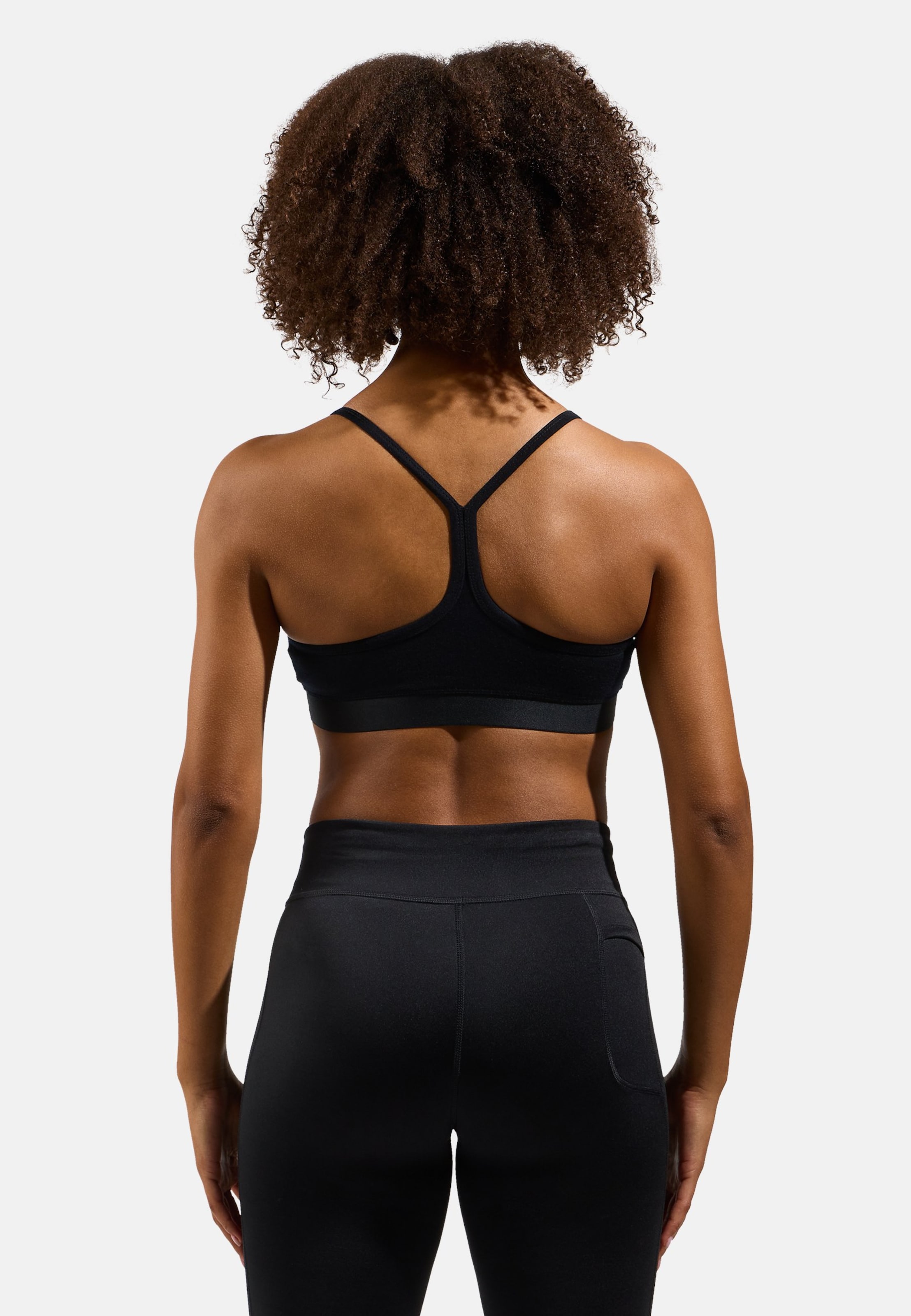 Merino Soft Sport-BH in black