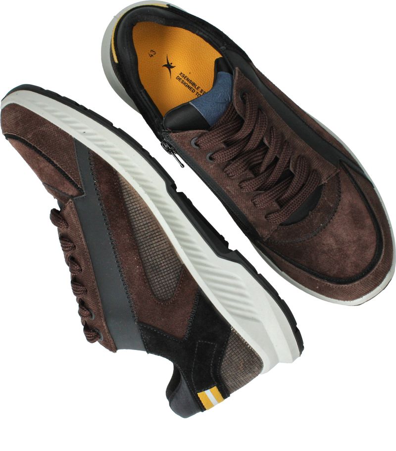 Xsensible Yukon Sneakers Bruin Heren