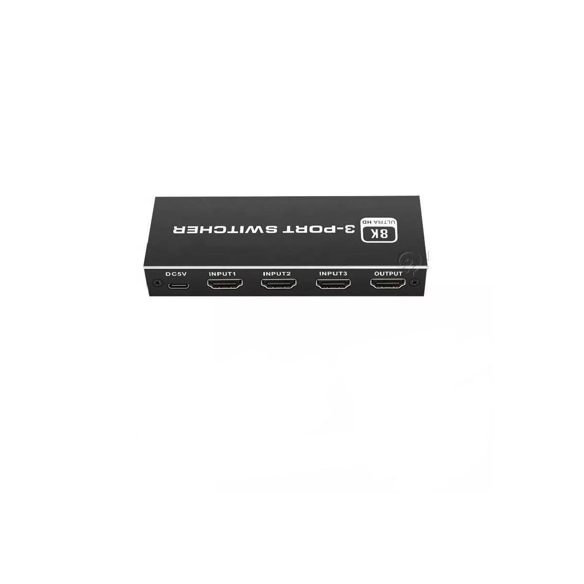 NÖRDIC HDMI 2.1-svitsj 3 til 1 8K60Hz 4K120Hz 48Gbps HDR