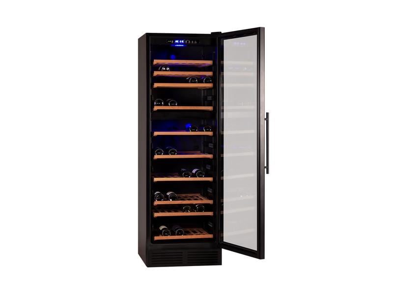 Kibernetik Weinklimaschrank Bodega BWS188 Schwarz, Rechts Freistehender Weinschrank