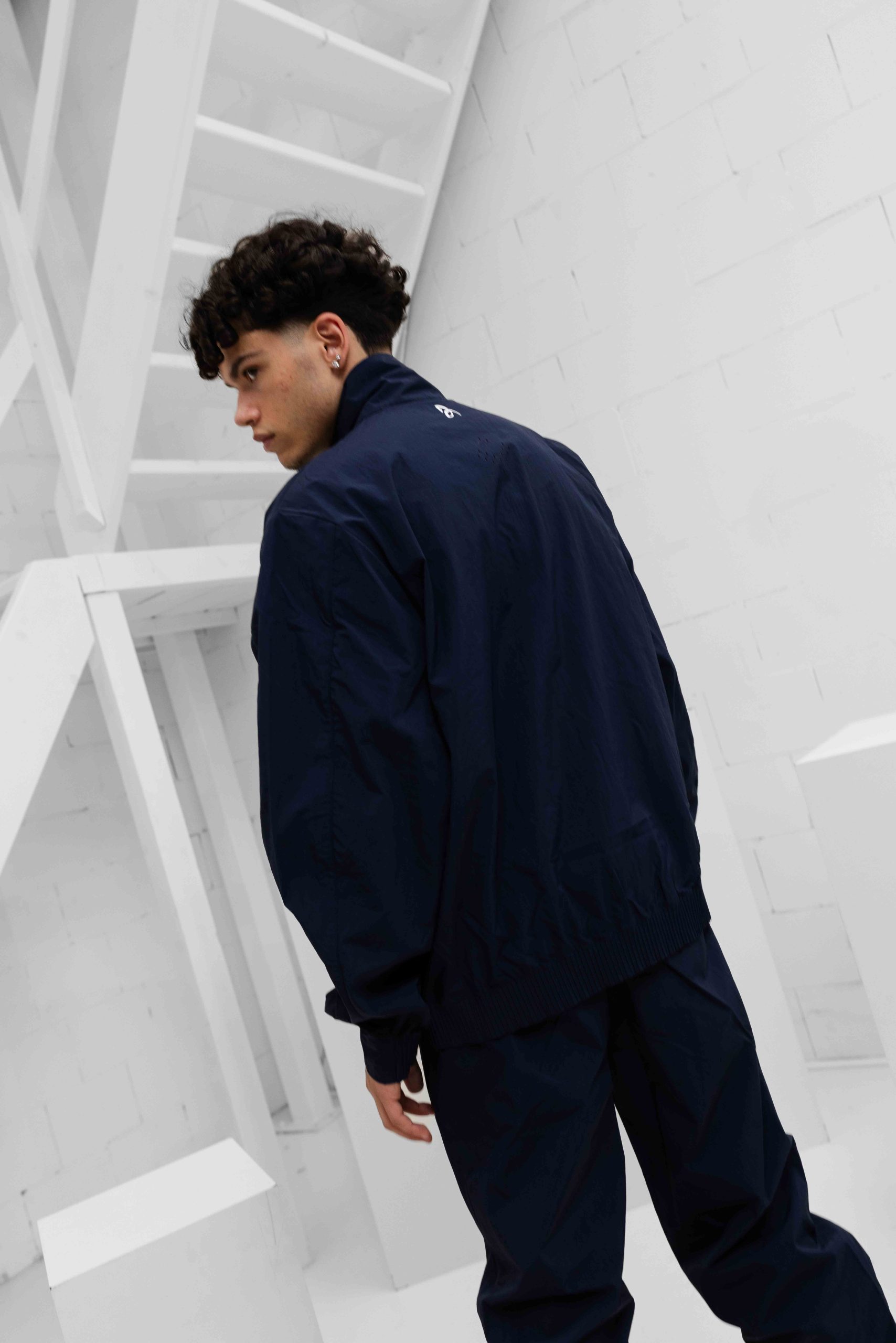 Lacoste Tennis x Novak Djokovic Trainingspak Heren Donkerblauw