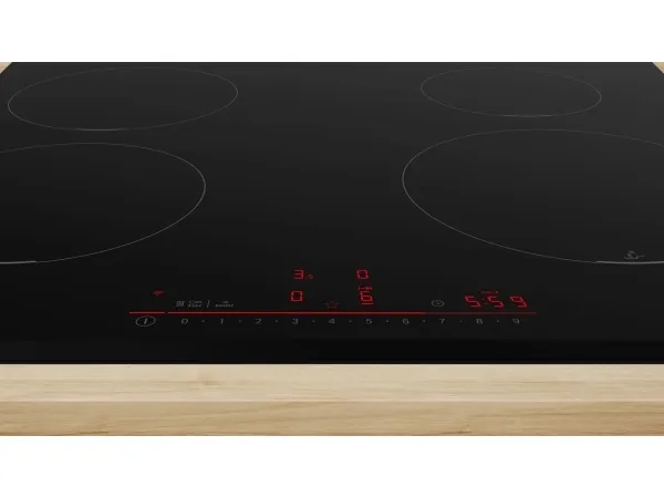 Bosch Serie | 6 PIE631HB1E - Induktions kogeplade - 4 plader - Niche - bredde: 56 cm - dybde: 49 cm - rammeløs - sort