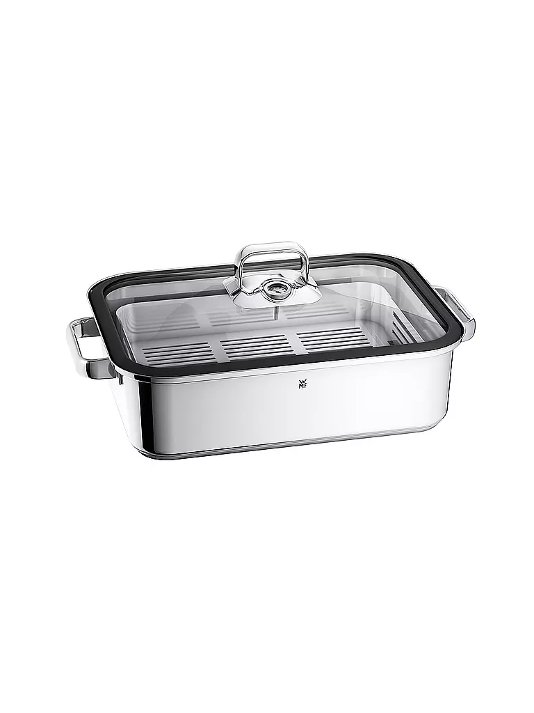 WMF Vitalis Aroma Dampfgarer mit Silikondichtung 6,5l silber