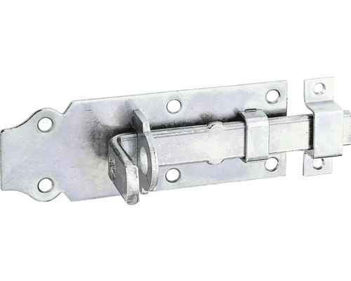 Slotgrendel met vlakke handgreep en beugel 100 x 44 mm, verzinkt, diklaag gepassiveerd