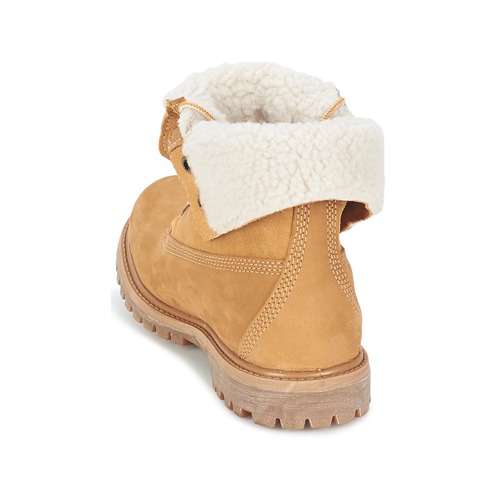 Timberland - AUTHENTICS TEDDY FLEECE WP FOLD DOWN - Cognac clair