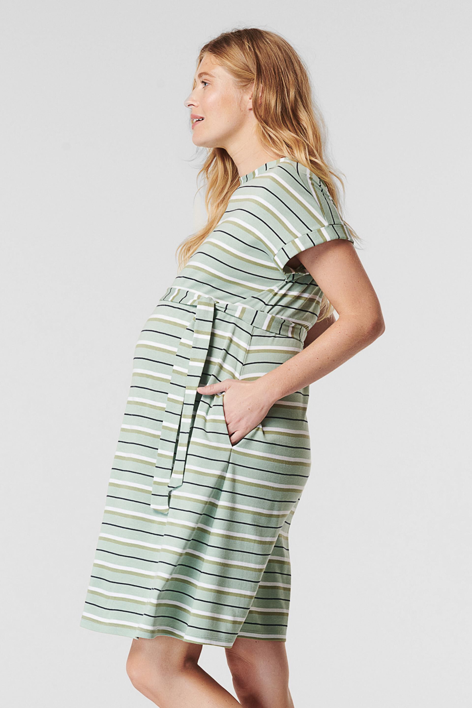 Robe rayée en jersey, coton bio