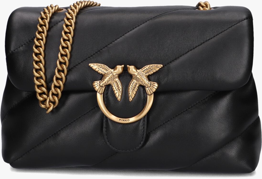 zwarte pinko schoudertas love puff classic