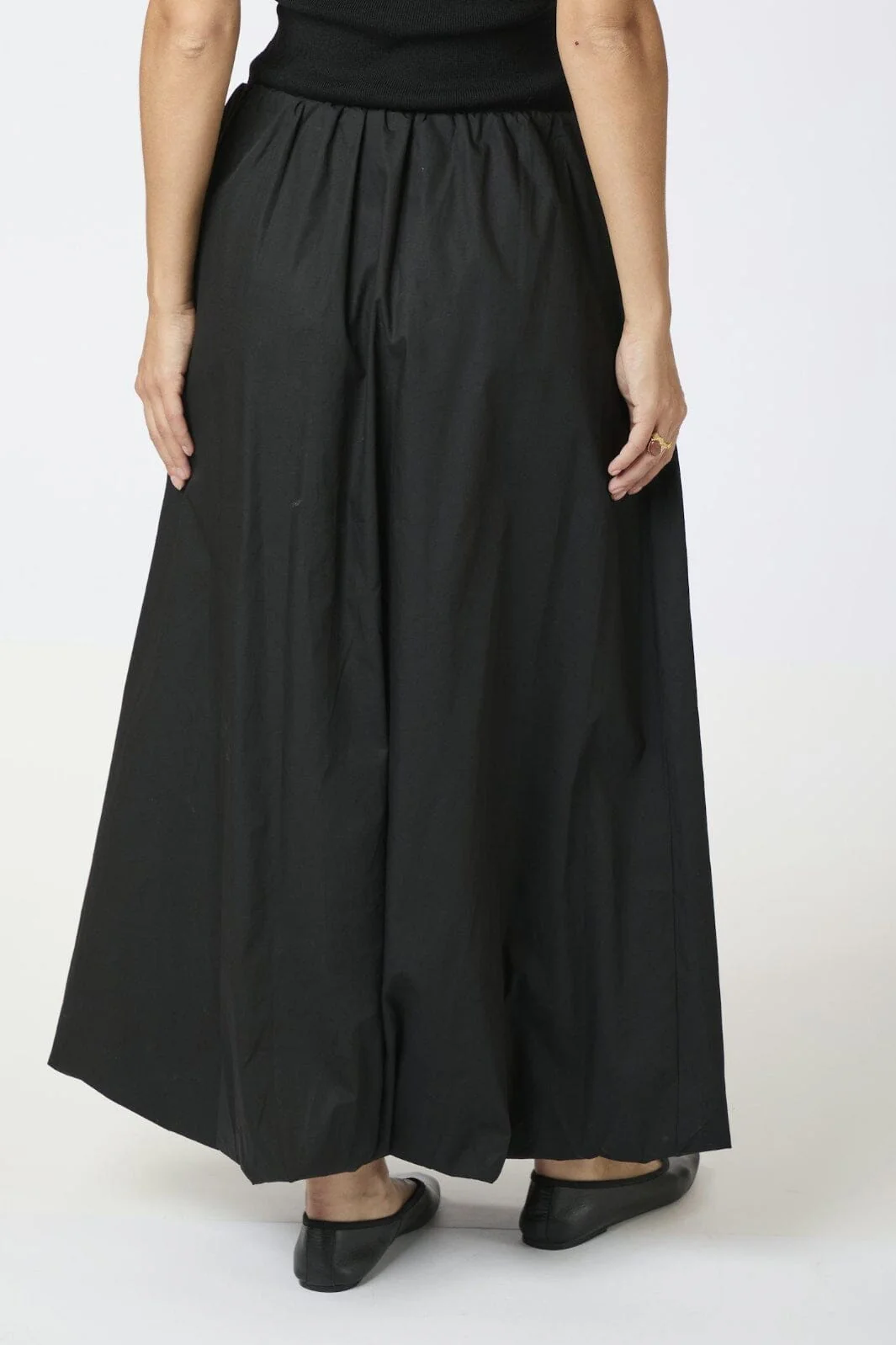 Neo Noir Ober Long Balloon Skirt