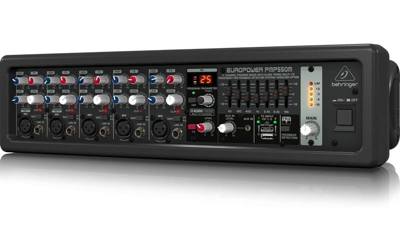 Mischpult PMP550M<br>500-Watt-5-Kanal-Power-Mixer mit Multi-FX-Prozessor