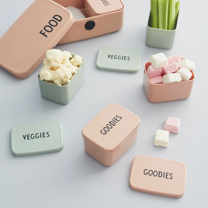 Design Letters - Snack Box, Homemade / hellblau