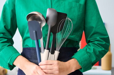 Chef It RVS dunschiller 17 cm - navy