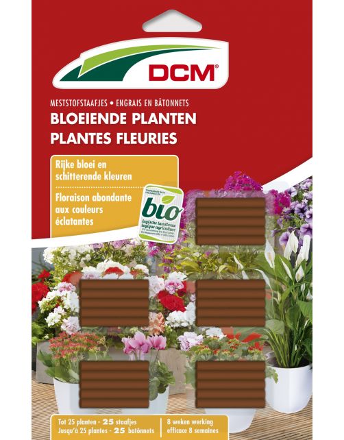 Dcm Meststofstaaf Bloeiende Plant - Siertuinmeststoffen - 25 stuks