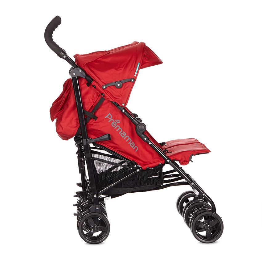 Poussette Twin - Rouge - Doré