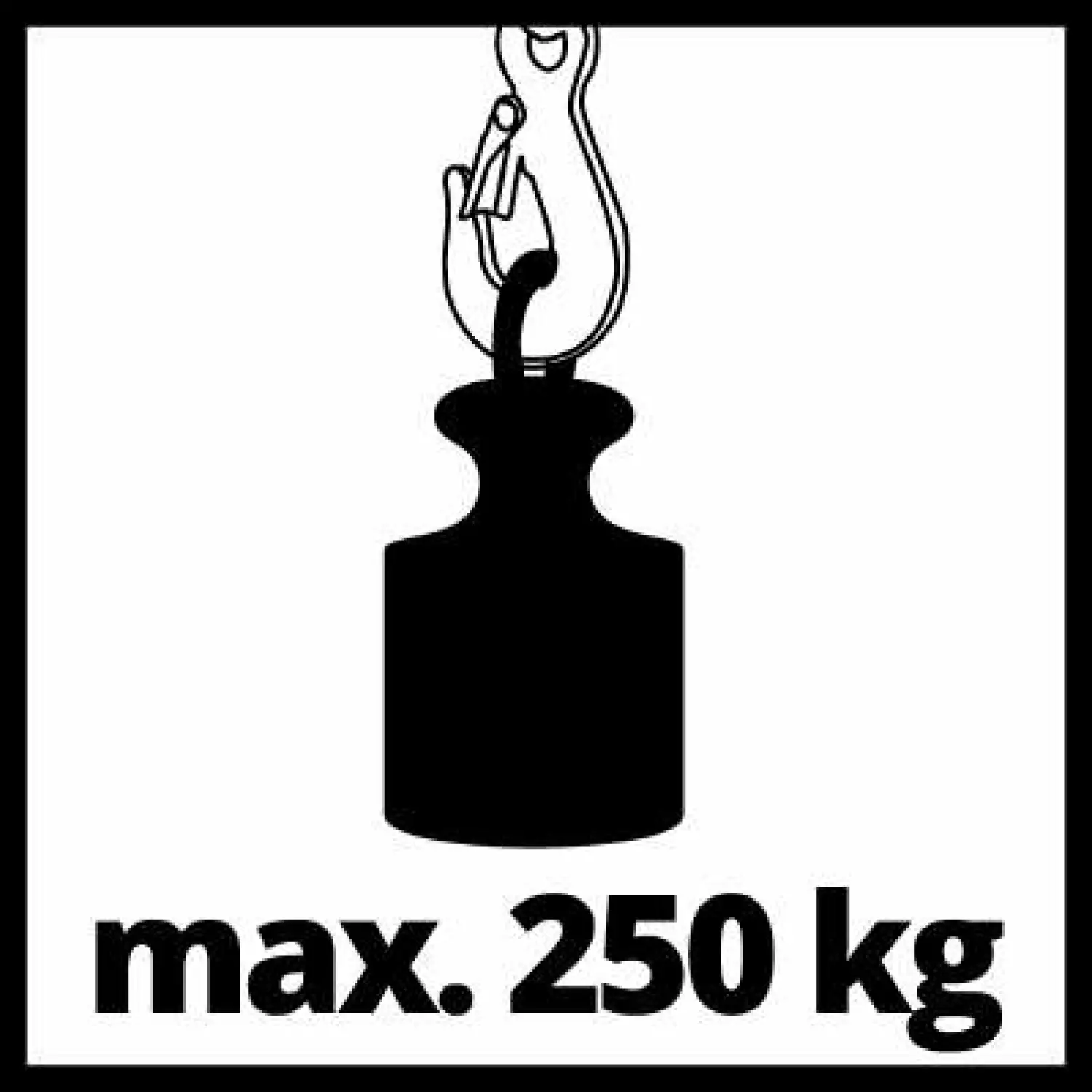 Einhell TC-EH 250 Elektrische kabeltakel - 500 watt - 250kg - 5.7 meter