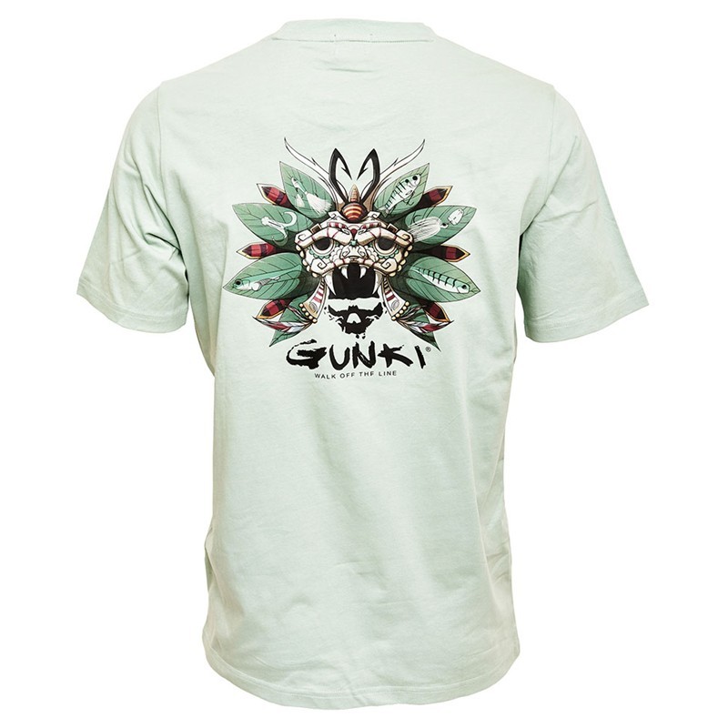 Tee Shirt Manches Courtes Homme Gunki Chief - Green-W