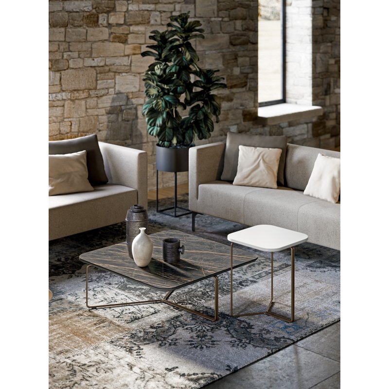 Table basse carrée MADRID L.87,5 cm