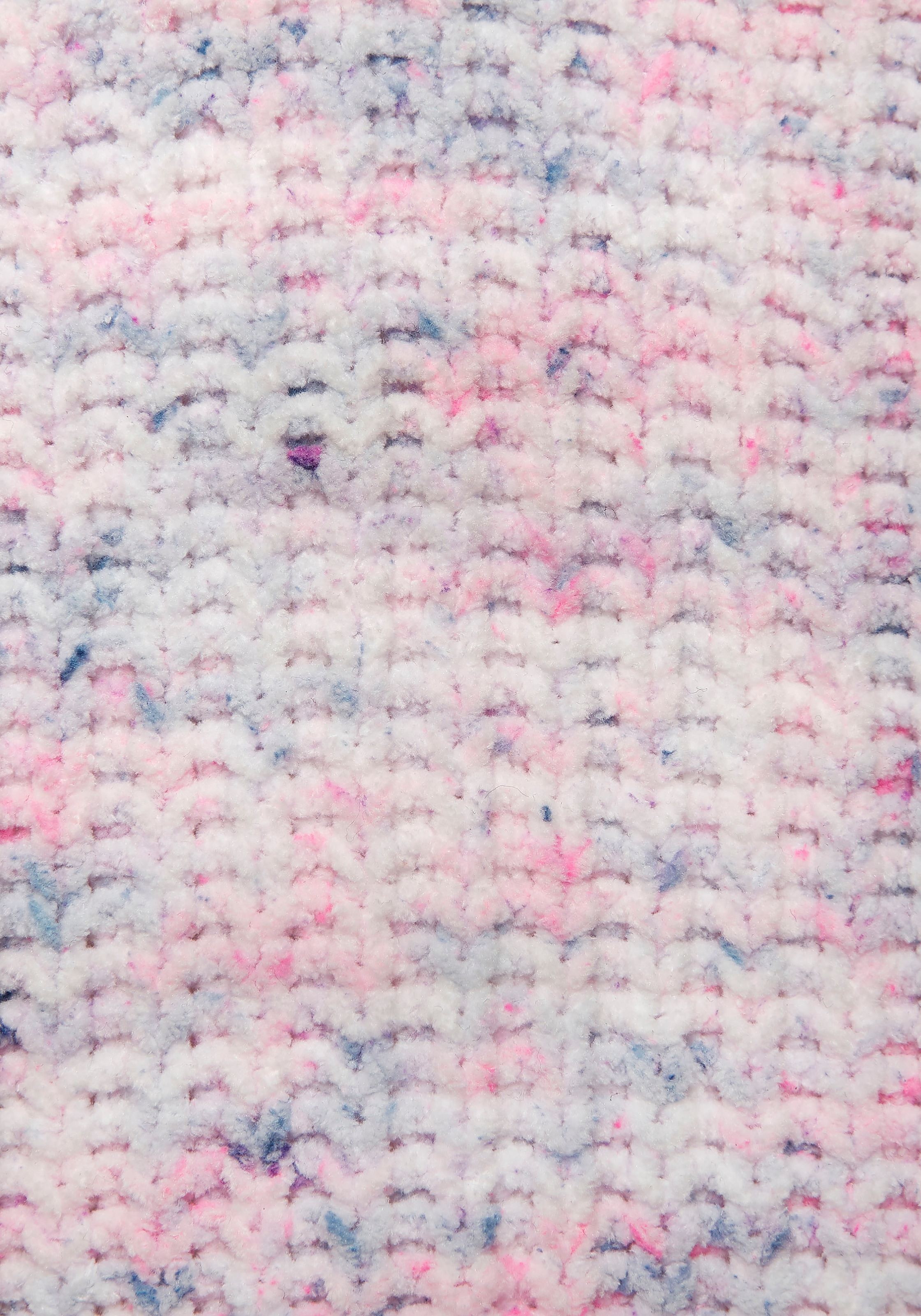 Buffalo V-Ausschnitt-Pullover , aus weichem Chenille, Strickpullover, kuschelig weich