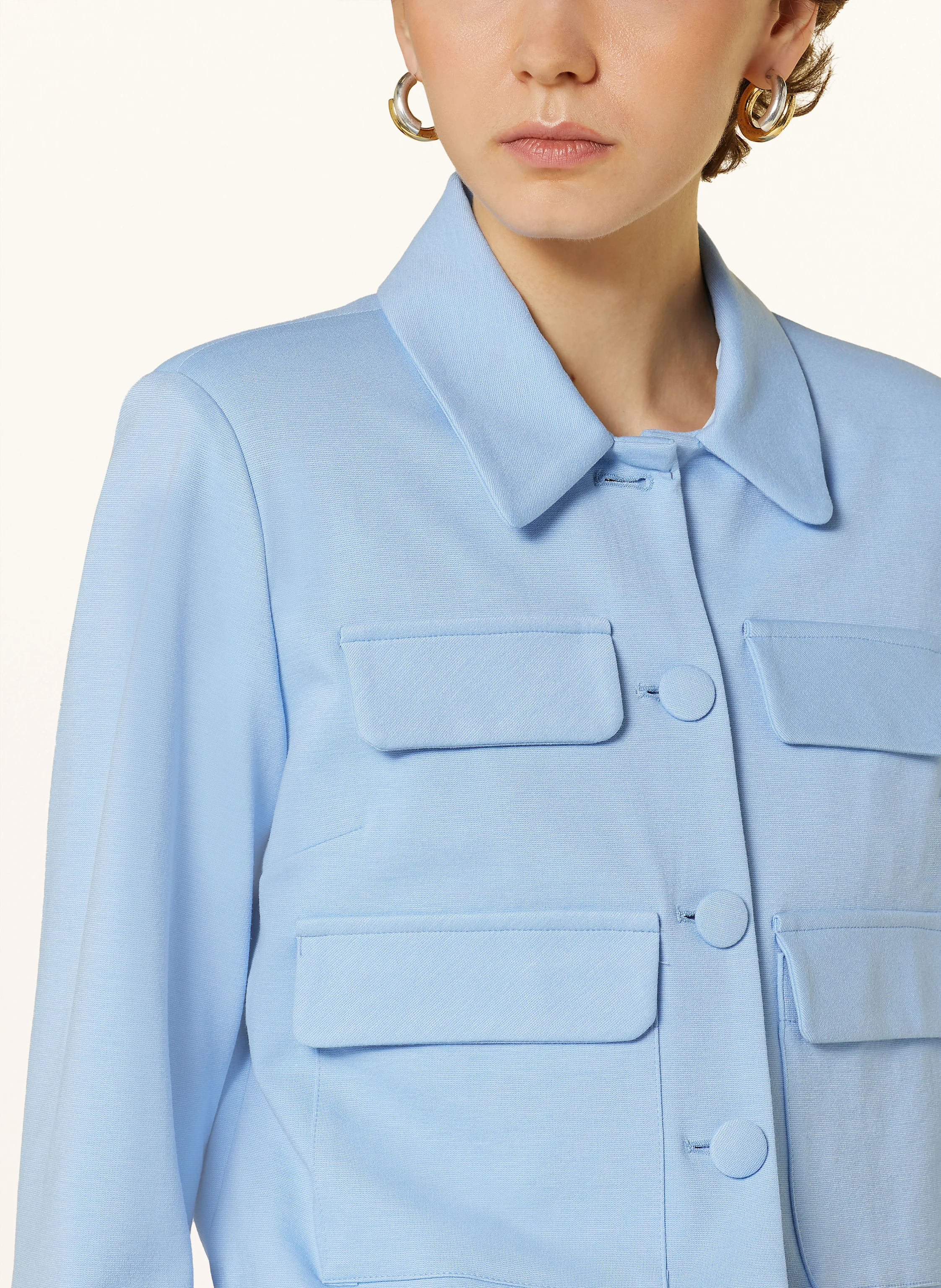 SEM PER LEI Kastenjacke aus Jersey