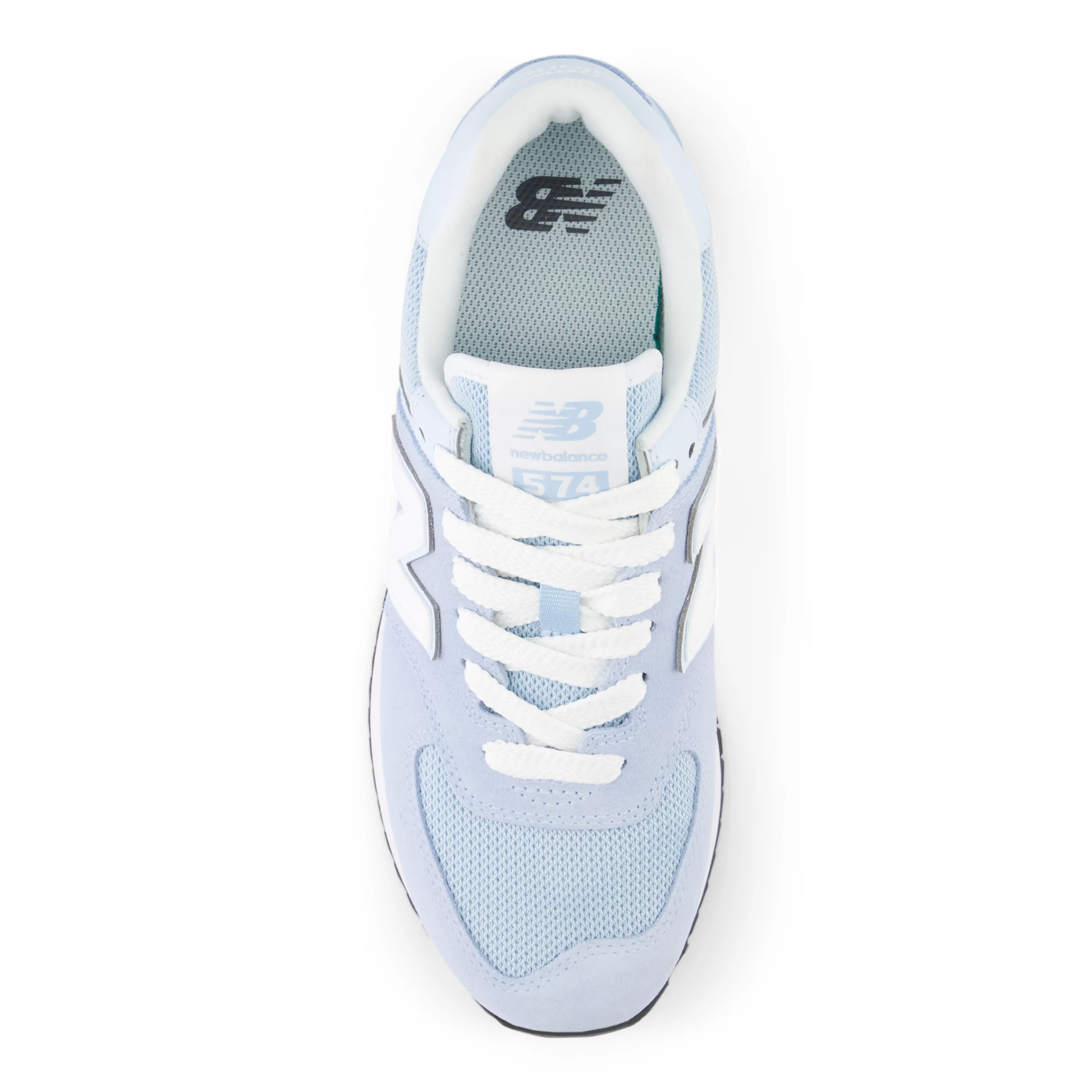 574+ Light Chrome Blue with Quarry Blue and White