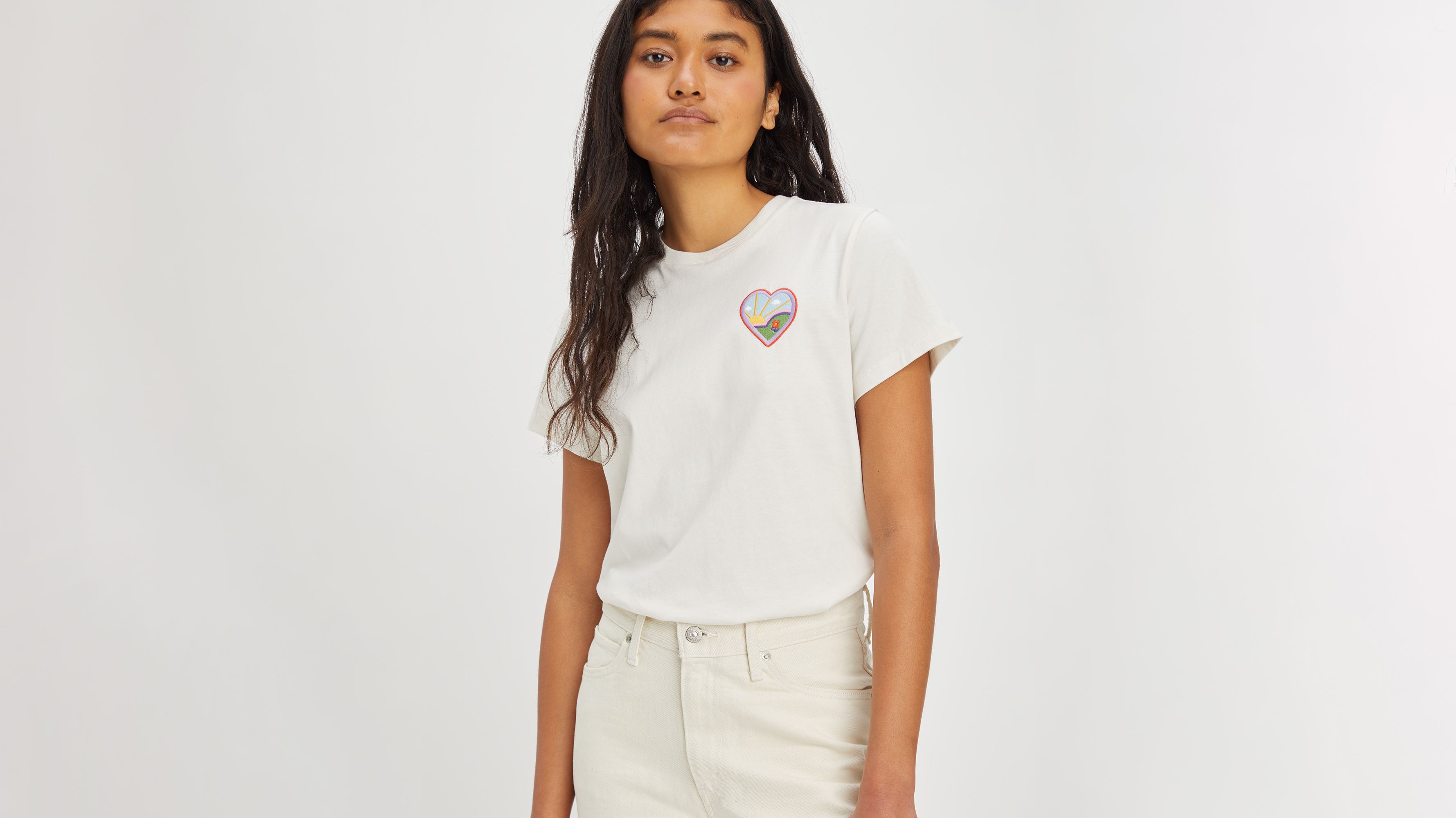 T-shirt graphique classique - Crafty Heart Tofu - Blanc