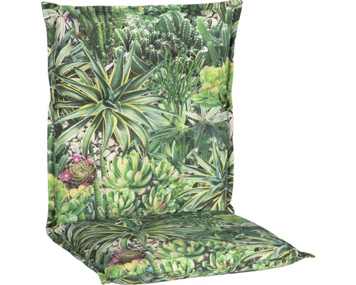 Kussen voor lage rugleuning, 98 x 46 cm, katoenmixstof, groen