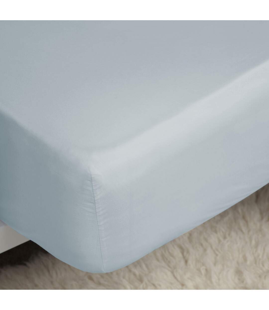 Belledorm - Drap-housse PERCALE (Bleu pale) - UTBM171