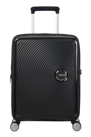 American Tourister Soundbox Spinner 55 Uitbreidbaar Bass Black
