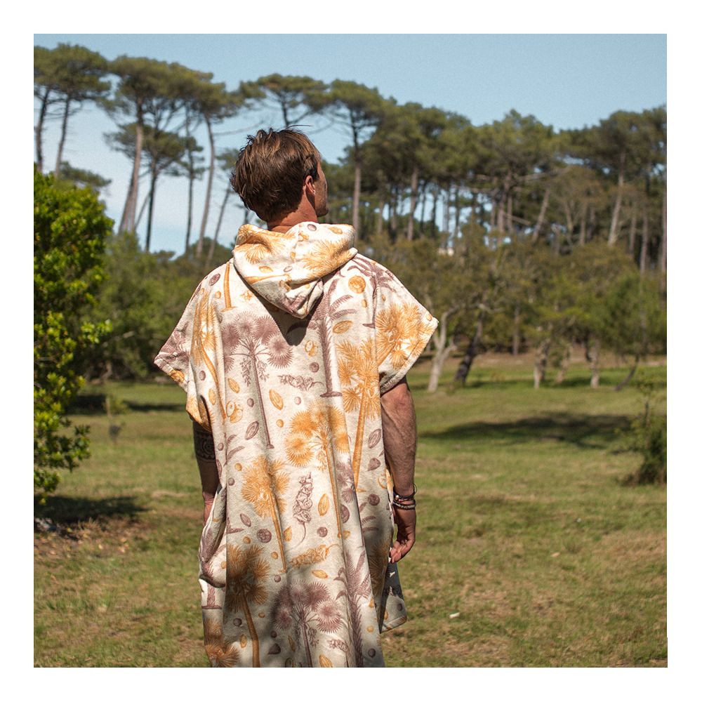 After Essentials BOTANICAL - Poncho linen