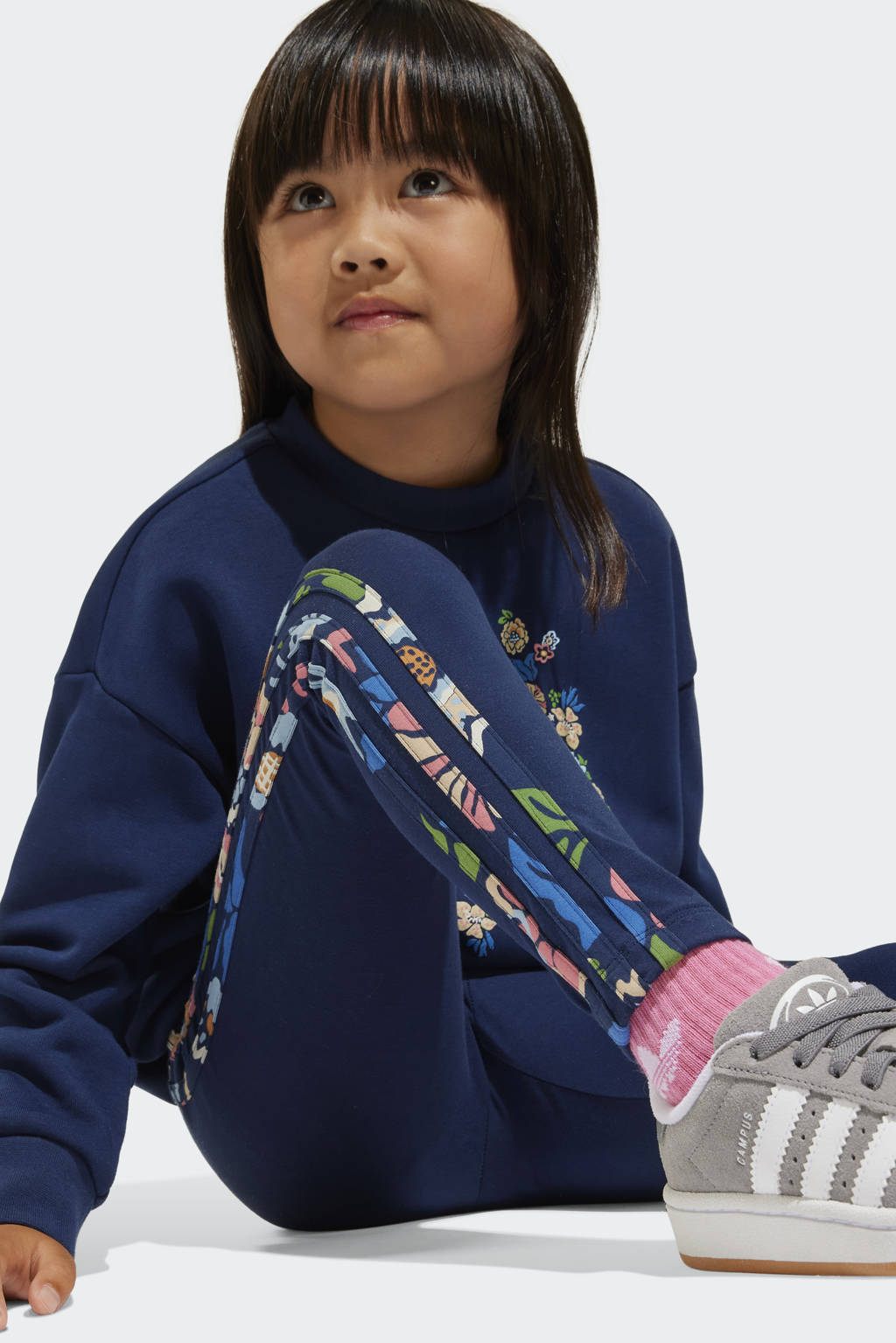 adidas sweater + legging blauw