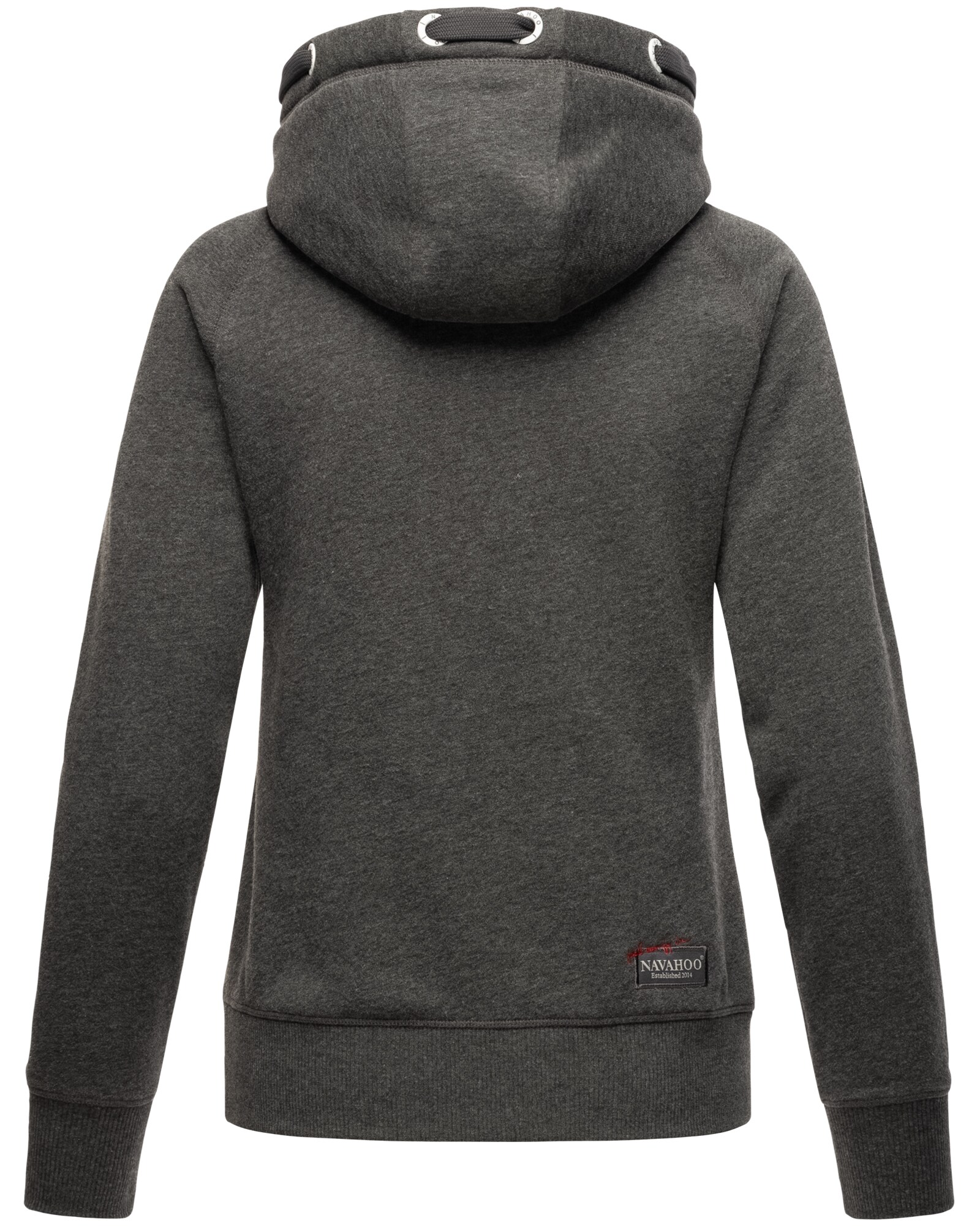 NAVAHOO Damen Kapuzensweatshirt Hoodie mit Kapuze & Breiten Tunnelzugkordeln Liebesmäuschen