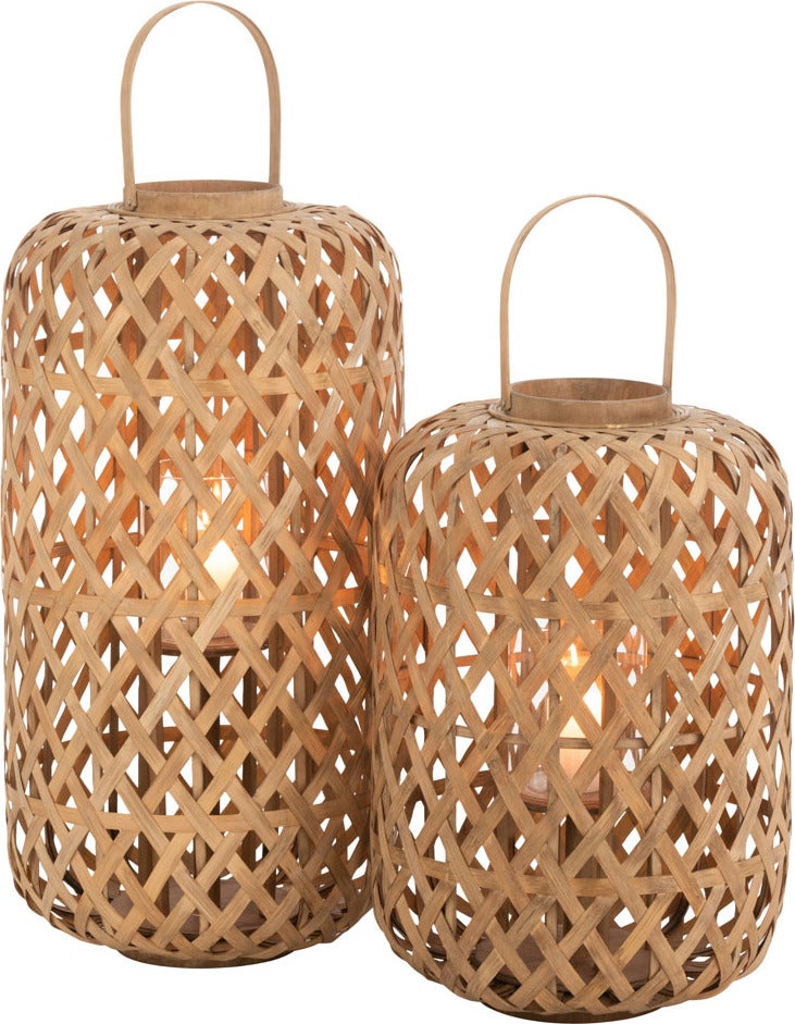 Jolipa windlicht naturel D 35 H 85 cm
