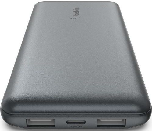 Belkin - BoostCharge - Draagbare Powerbank - Spacegrijs - 10000mAh - 3 Poorten - Snelladen