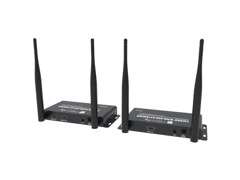 Techly 365610 Trådløs HDMI-forlænger Full HD 1080p 60Hz, 5.8GHz, op til 200m