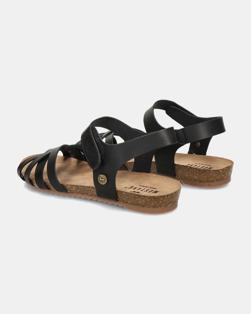 Mustang Sandalen  - zwart