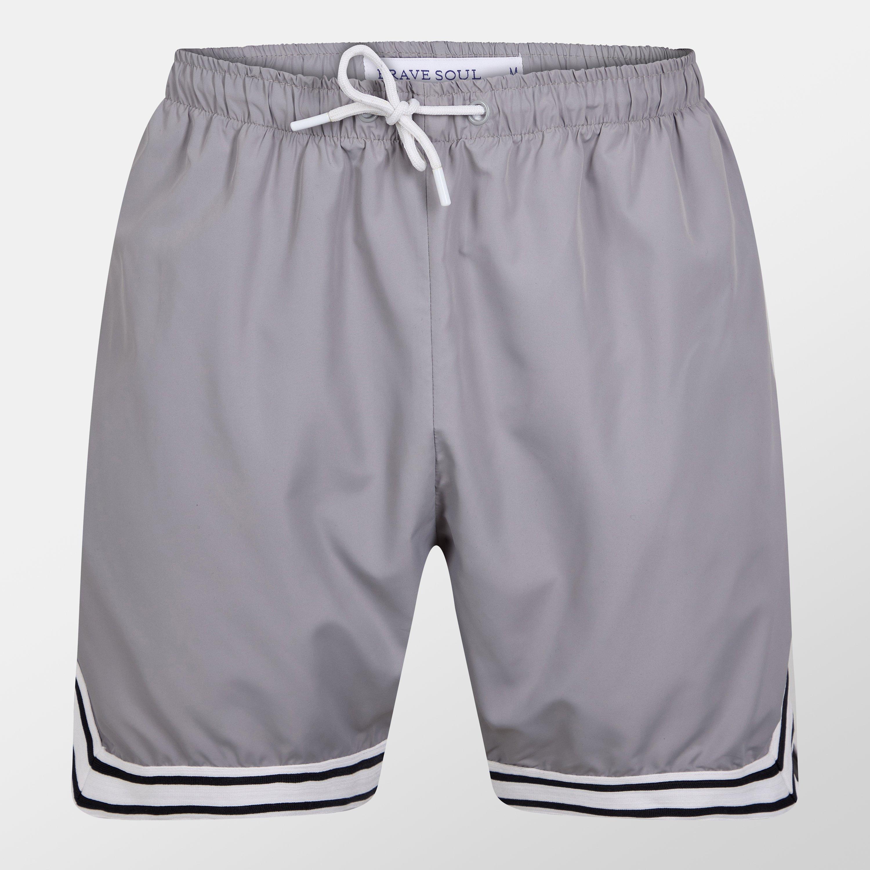 Brave Soul Swim Short with Stripe
