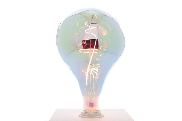 Ampoule LED à filament boucle E27 40lm 4W blanc chaud ⌀16,5cm bleu