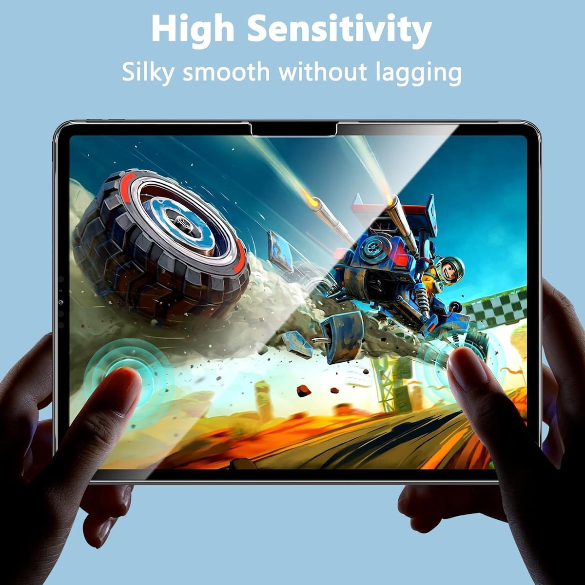 Skjermbeskytter for iPad Anti-Spy herdet glass iPad Pro 13 (2024)