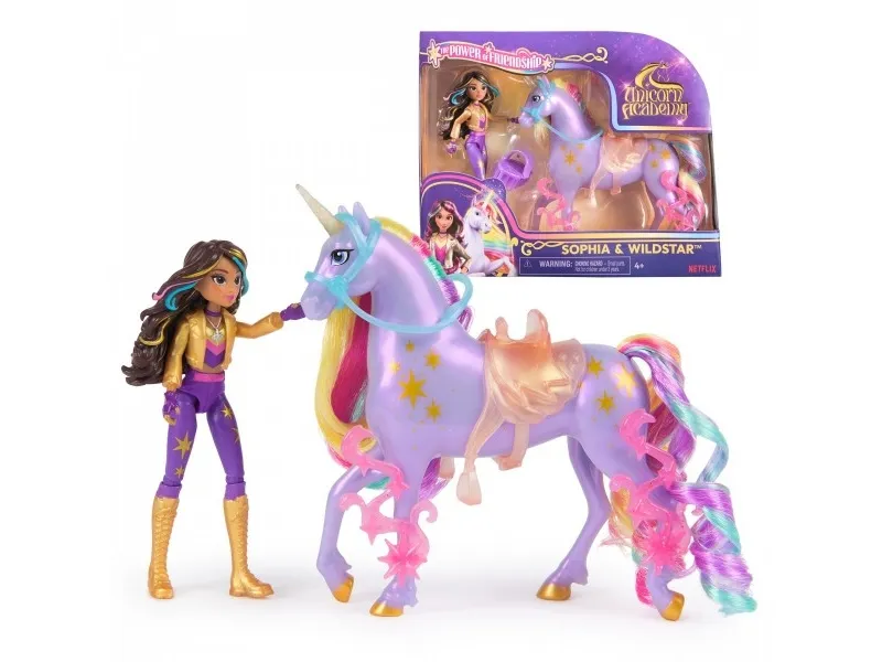 Unicorn Academy Doll & Unicorn V2 -Sophia&Wildstar