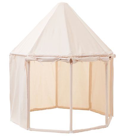 Kids Concept Spielzelt - Pavillon - Natur Weiß - 122x142 cm - Na