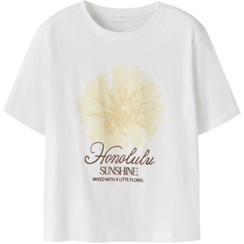 Køb Name It Bright White Nkfhadia Ss Nreg Top Box