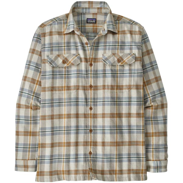 Chemise PATAGONIA M'S L/S ORGANIC COTTON MW FJORD FLANNEL SHIRT FIELDS/NATURAL