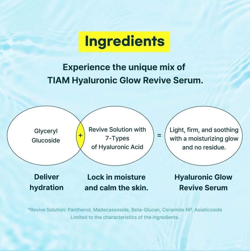 TIA'M - Hyaluronzuur Glow Revive Serum