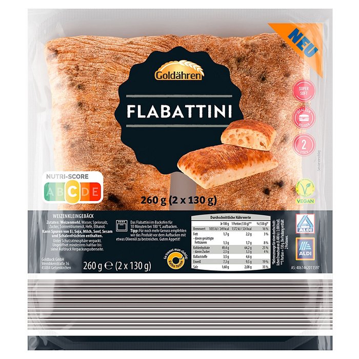 GOLDÄHREN Flabattini 260 g